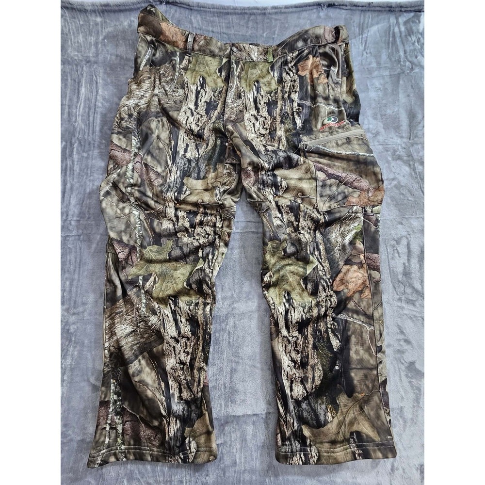 Mossy Oak Scent Factor Break Up/Timberwolf Camo Cargo Hunting Pants  Size 3XL